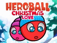 Red ball christmas love