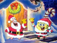 Spongebob christmas jigsaw puzzle