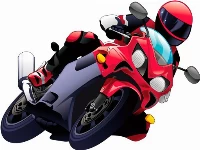 Cartoon motorcycles puzzle