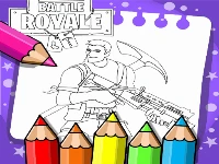 Fortnite coloring book game