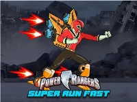 Power ranger run fast - escape zombies