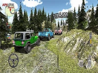 Off road mountain jeep drive 2020