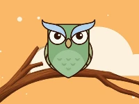 Magic owl coloring