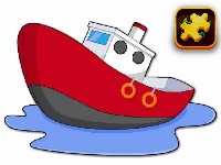 Cartoon ship puzzle