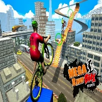 Bmx rider impossible stunt racing : bicycle stunt