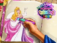 Sleepy princess coloring book