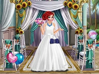 Princess wedding dress up