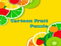 Fruit cartoon puzzle