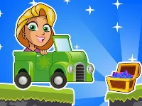 Princess rapunzel car racing adventure