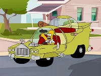 The simpsons car jigsaw