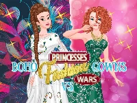 Princesses fashion wars: boho vs gowns