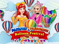 Fashion princesses and balloon festival