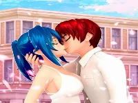 Anime high school couple makeover