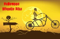 Halloween wheelie bike