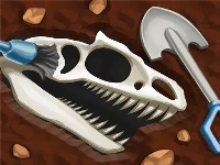 Dinosaur bone digging games