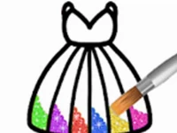 Princess glitter coloring - for kids