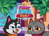 Funny food duel