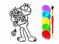Elmo coloring book