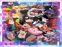 Gravity falls match3 puzzle