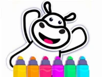 Toddler coloring game - fun painting