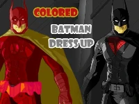 Colored batman dress up