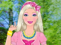 Barbie garden girl