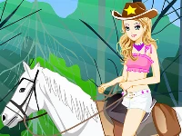 Horse rider girl