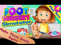 Foot surgery simulator 2d - foot doctor