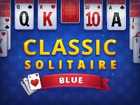 Classic solitaire blue