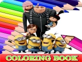 Coloring book for despicable me printable