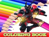 Coloring book for deadpool