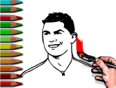 Ronaldo coloring book