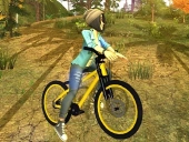 Bmx offroad trial stunts