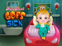 Baby hazel goes sick