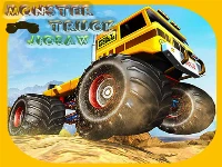 Monster trucks jigsaw