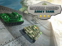 Impossible parking : army tank