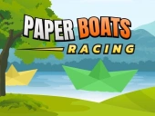 Paper boats racing