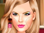 Pop star concert makeup