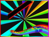 Rainbow tunnel 3d