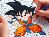 Anime coloring book