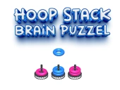 Hoop stack brain puzzel game