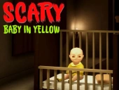 Scary baby in yellow