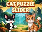 Cat puzzle slider