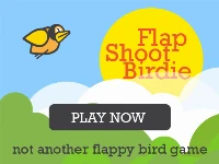 Flap shoot birdie mobile friendly fullscreen game