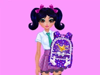 Jasmine and elsa - school bag design contest