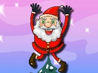 Santa claus jumping adventure