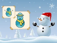 Happy snowman coloring