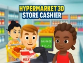 Hypermarket 3d: store cashier