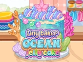 Tiny baker ocean jelly cake