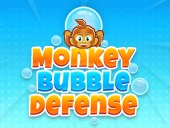 Monkey bubble defense